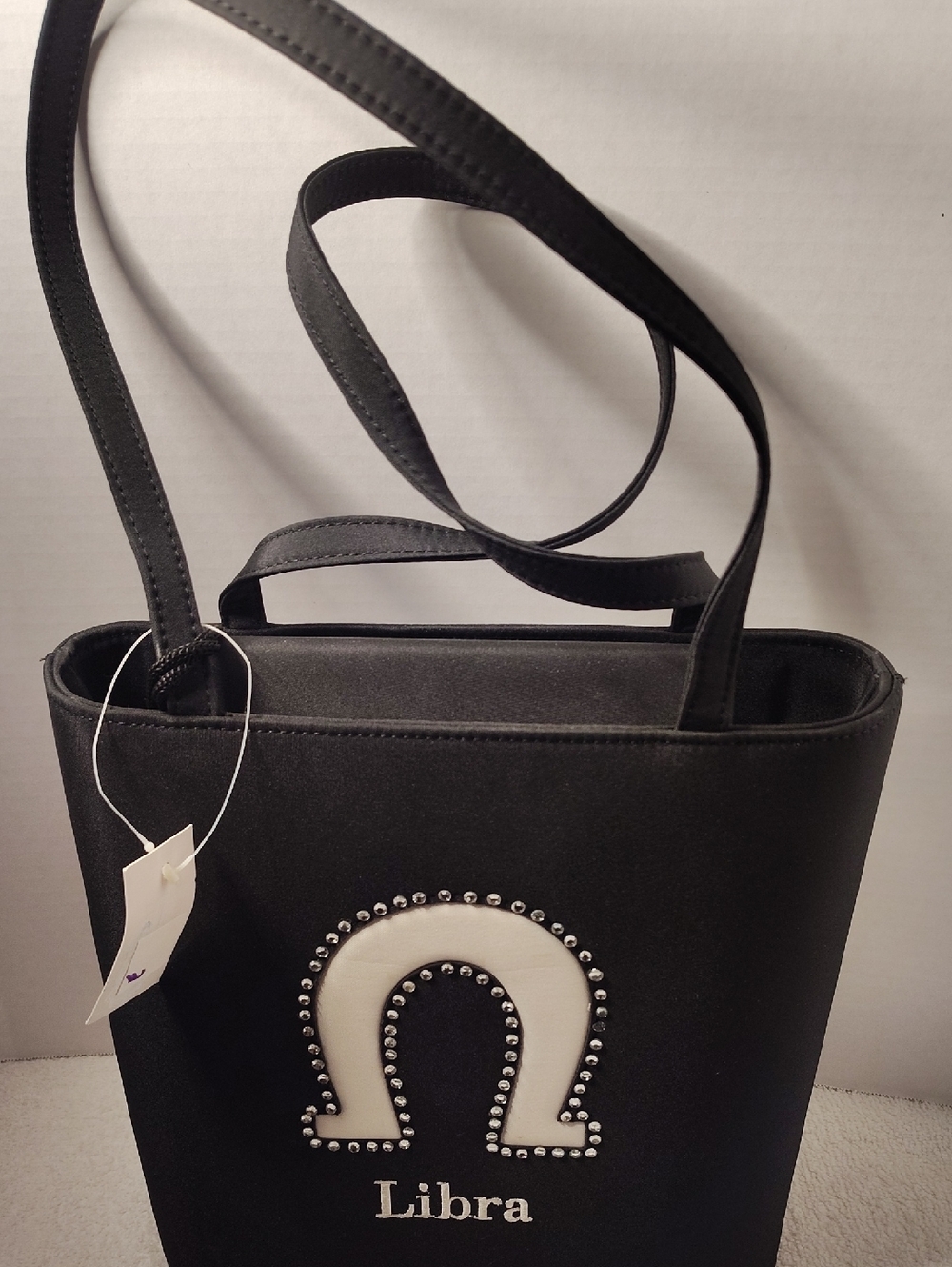 Libra Black Zodiac Tote Bag for Women NWT
